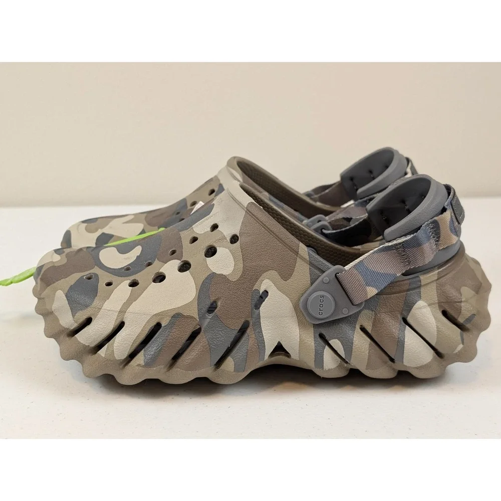 Crocs Echo Camo Redux Clog Men's 5 Women's 7 Unisex Slip On Shoes Sandals NWT